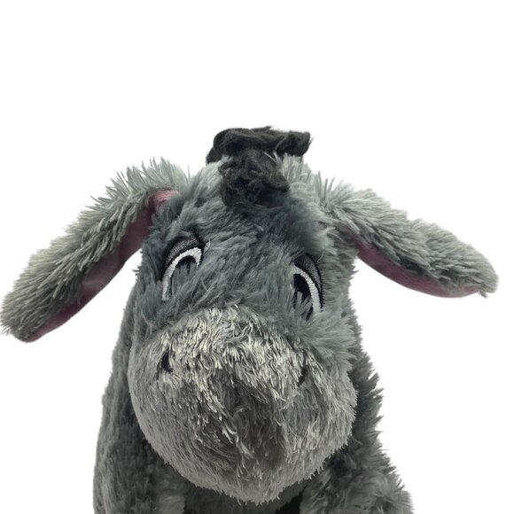 Disney Parks Exclusive Eeyore Plush Stuffed Animal 9" Gray & Pink - Picture 10 of 11